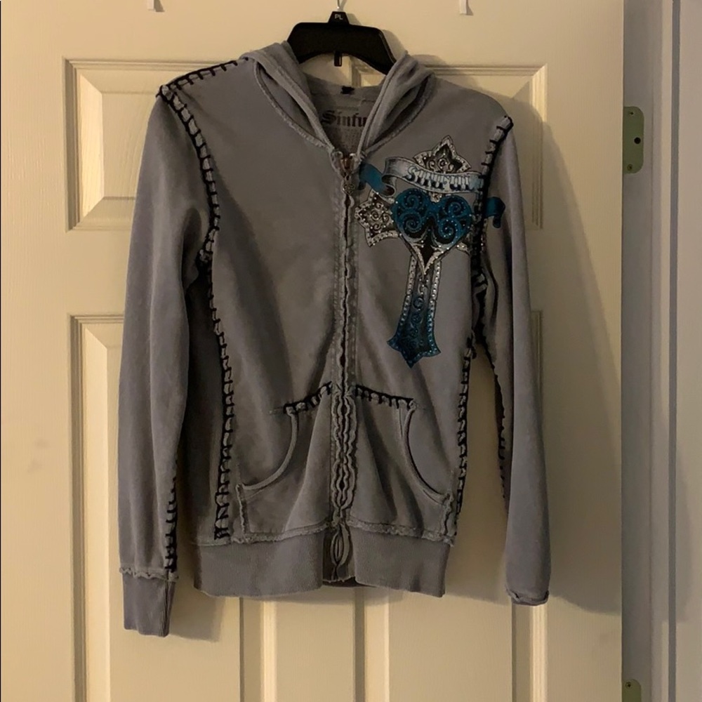 Women’s Sinful Zip Up Hoodie